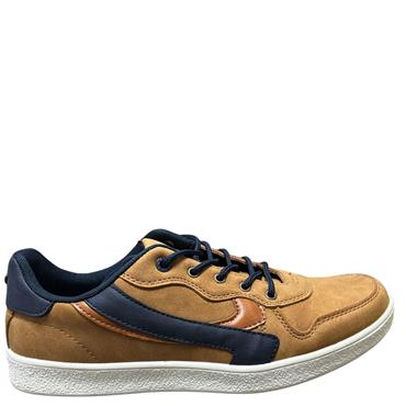 TOMMY BOWE BOYS CASUAL LACE SHOE - CAMEL